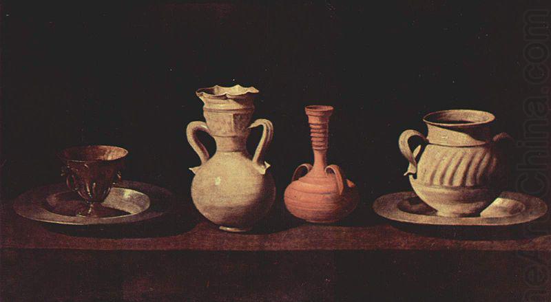 Francisco de Zurbaran Tassen und Vasen china oil painting image